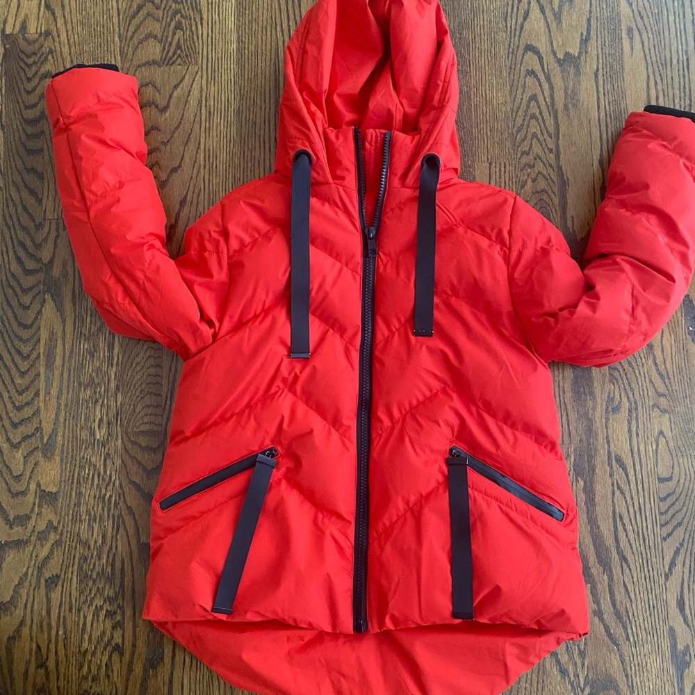 Women’s Red Puffer Jacket